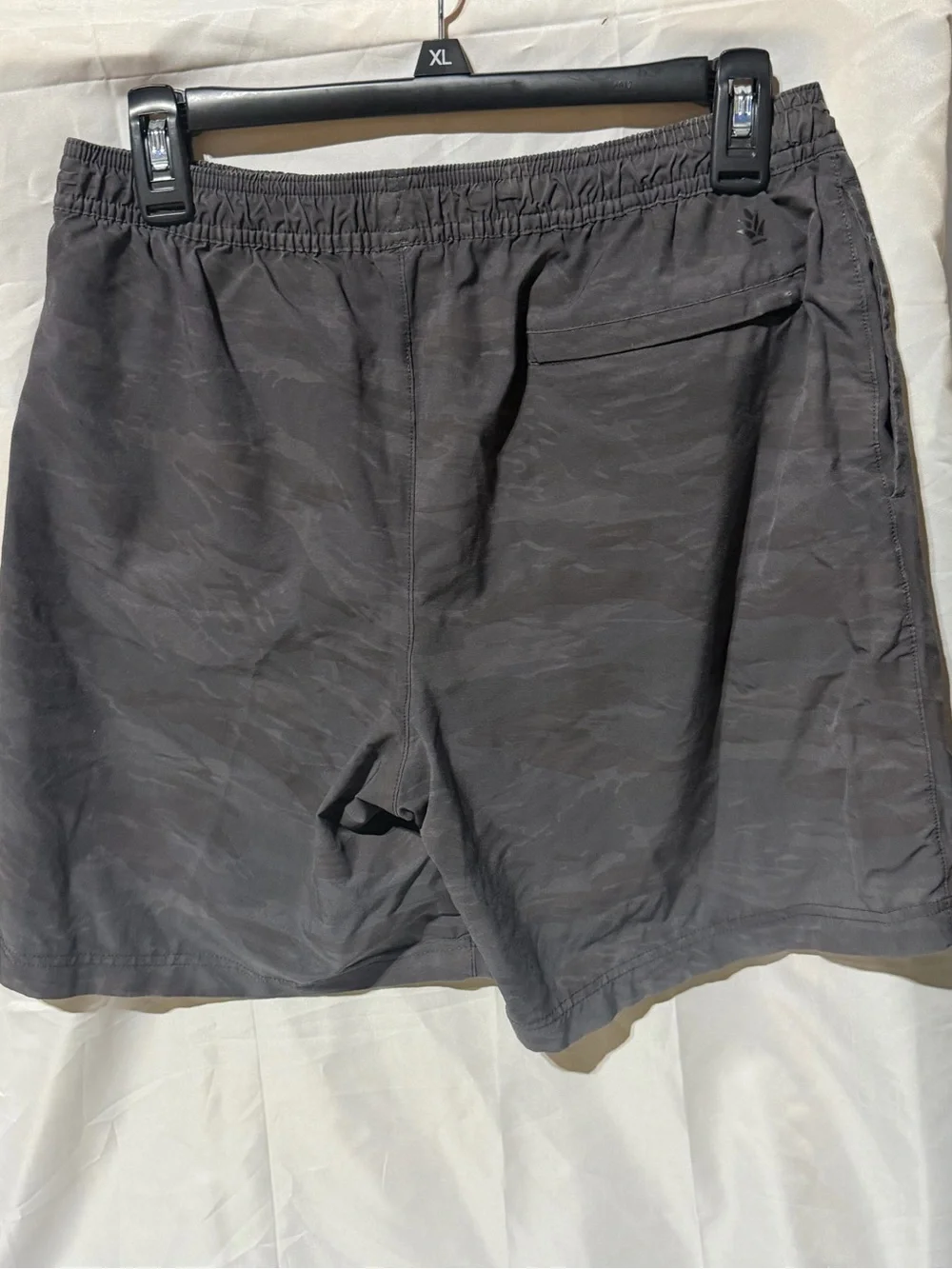 Chubbies Shorts Men's Size Large Elastic Waist Green Camouflage Lined 7